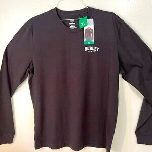 Hurley Size "X-Large" Men's Long Sleeve Cotton T-Shirt
